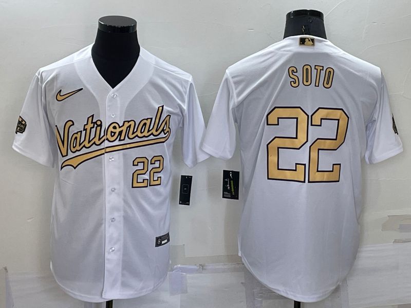 Men Washington Nationals #22 Soto White 2022 All Star Nike MLB Jerseys->st.louis cardinals->MLB Jersey